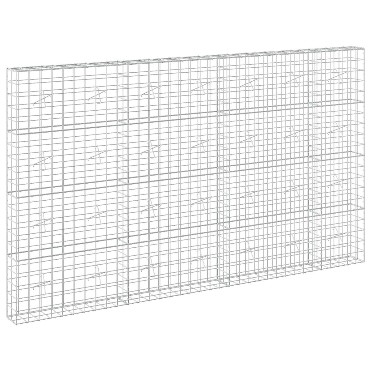 Γκαμπιόν με σύρμα 5 mm και πλέγμα 10x10 cm 350x20x200 εκ.