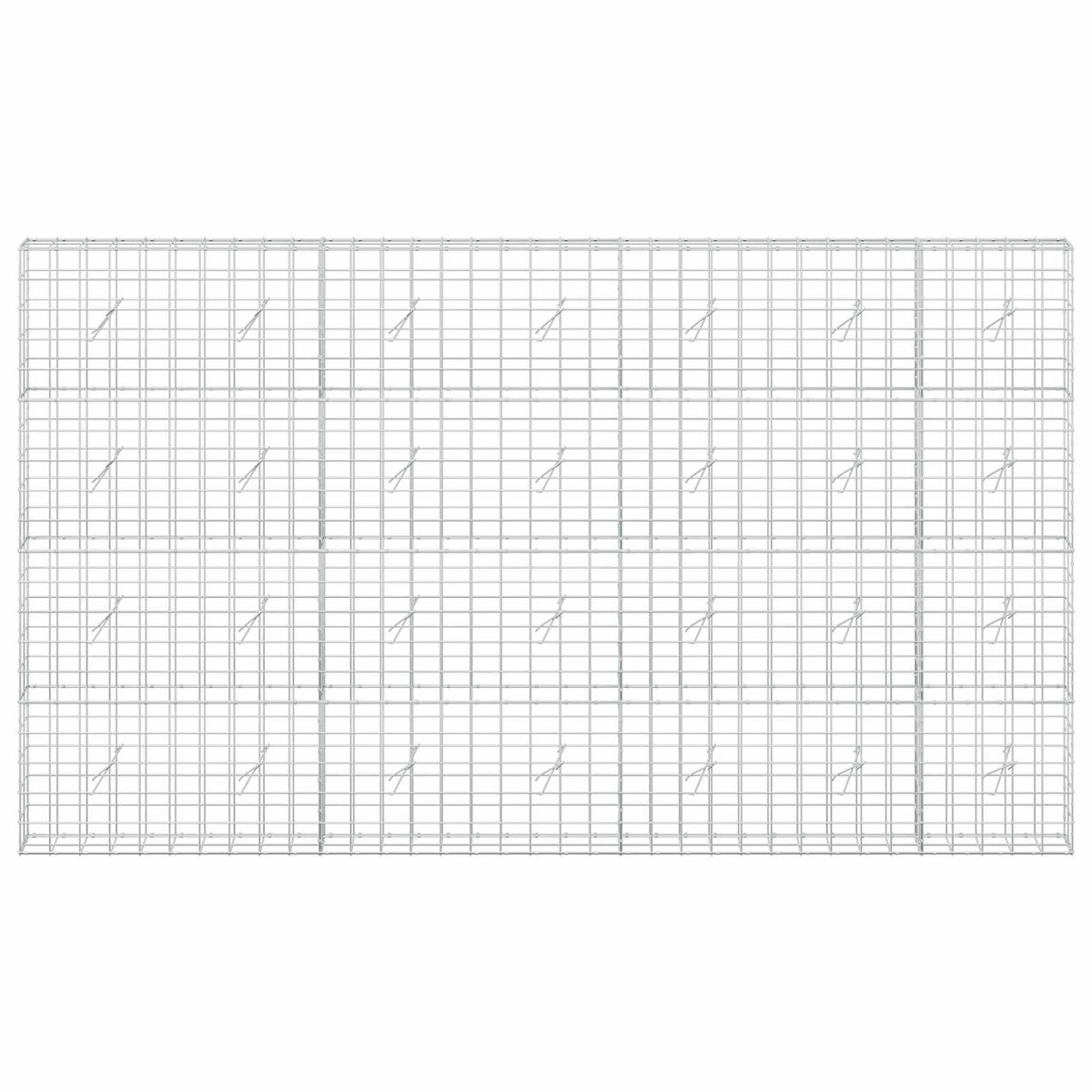 Γκαμπιόν με σύρμα 5 mm και πλέγμα 10x10 cm 350x20x200 εκ.