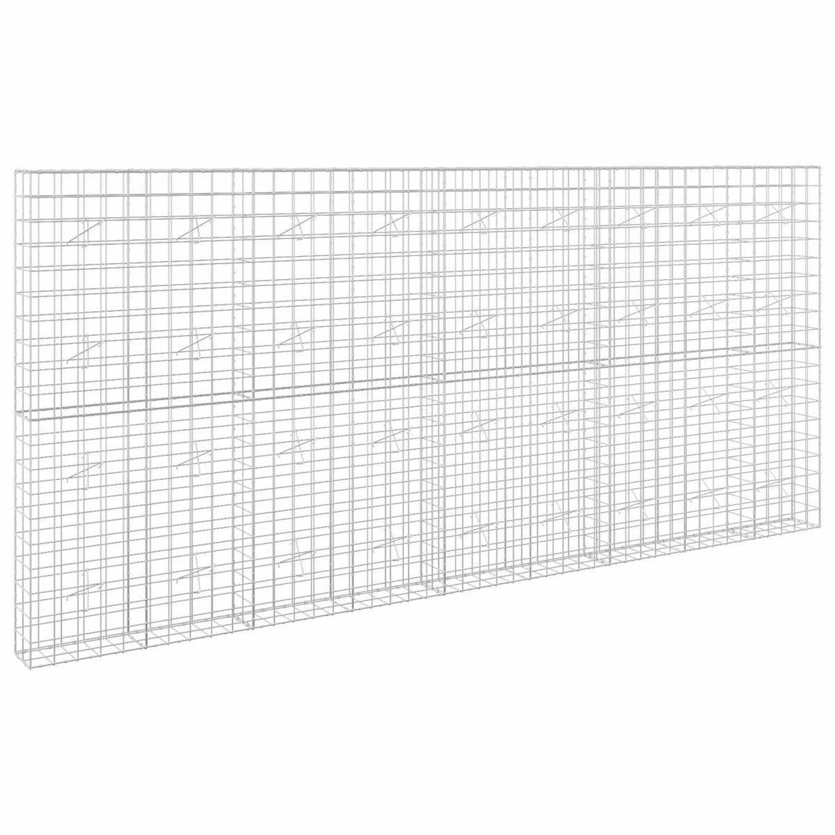 Γκαμπιόν με σύρμα 5 mm και πλέγμα 10x10 cm 450x20x200 εκ