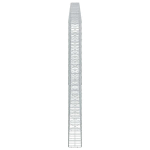Γκαμπιόν με σύρμα 5 mm και πλέγμα 10x10 cm 550x20x200 εκ - Pakobazaar