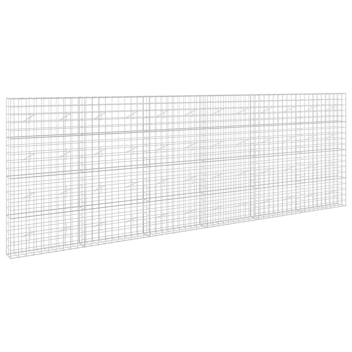 Γκαμπιόν με σύρμα 5 mm και πλέγμα 10x10 cm 600x20x200 εκ