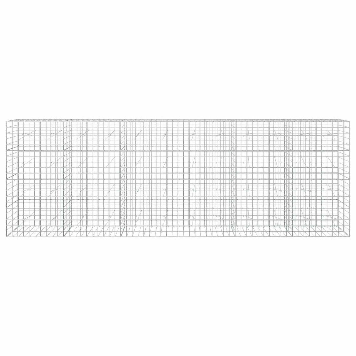 Γκαμπιόν με σύρμα 5 mm και πλέγμα 10x10 cm 600x20x200 εκ
