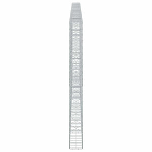 Γκαμπιόν με σύρμα 5 mm και πλέγμα 10x10 cm 650x20x200 εκ - Pakobazaar
