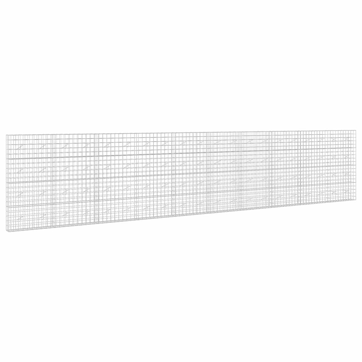 Γκαμπιόν με σύρμα 5 mm και πλέγμα 10x10 cm 1000x20x200 εκ. - Pakobazaar