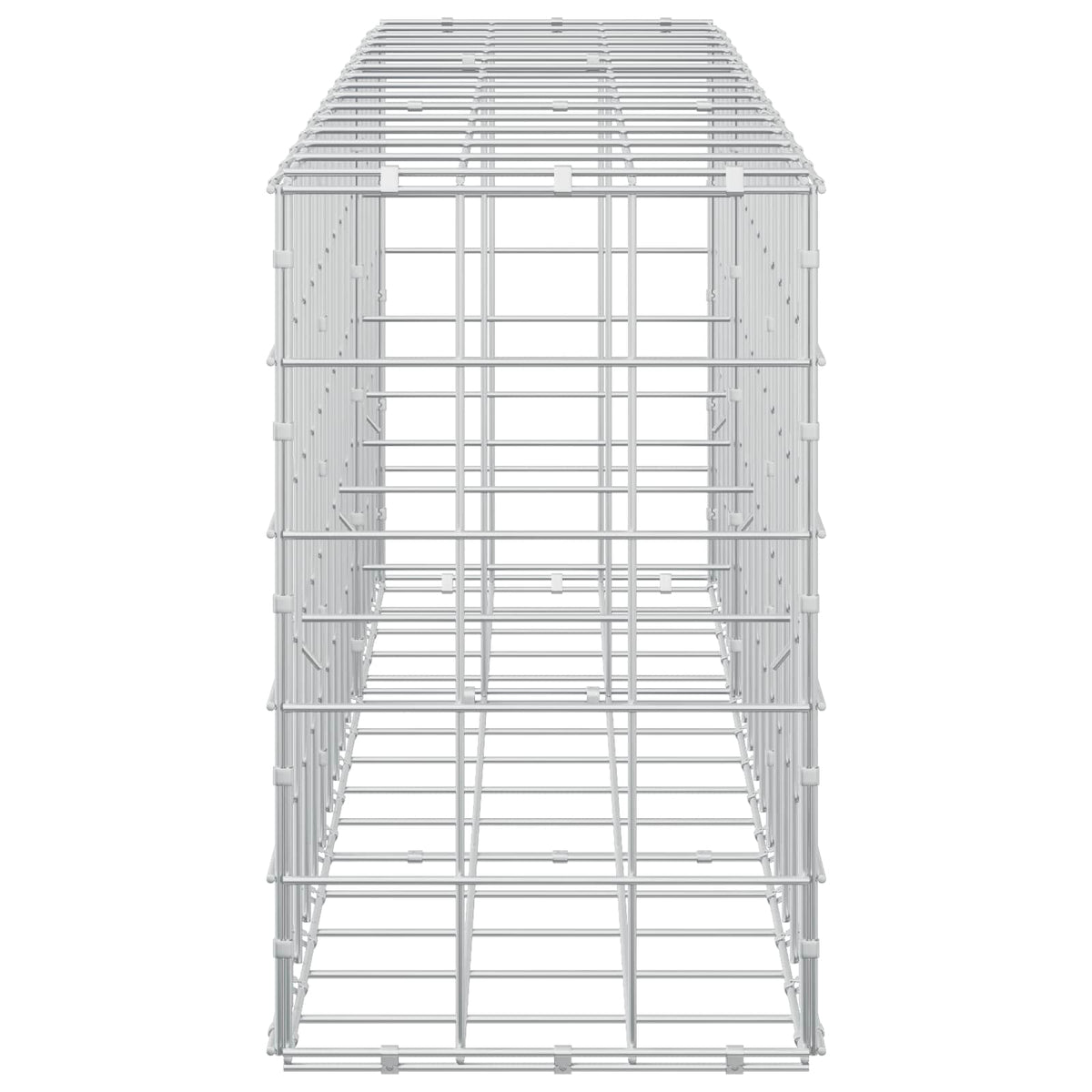 Γκαμπιόν με σύρμα 5 mm και πλέγμα 10x10 cm 150x30x50 εκ - Pakobazaar