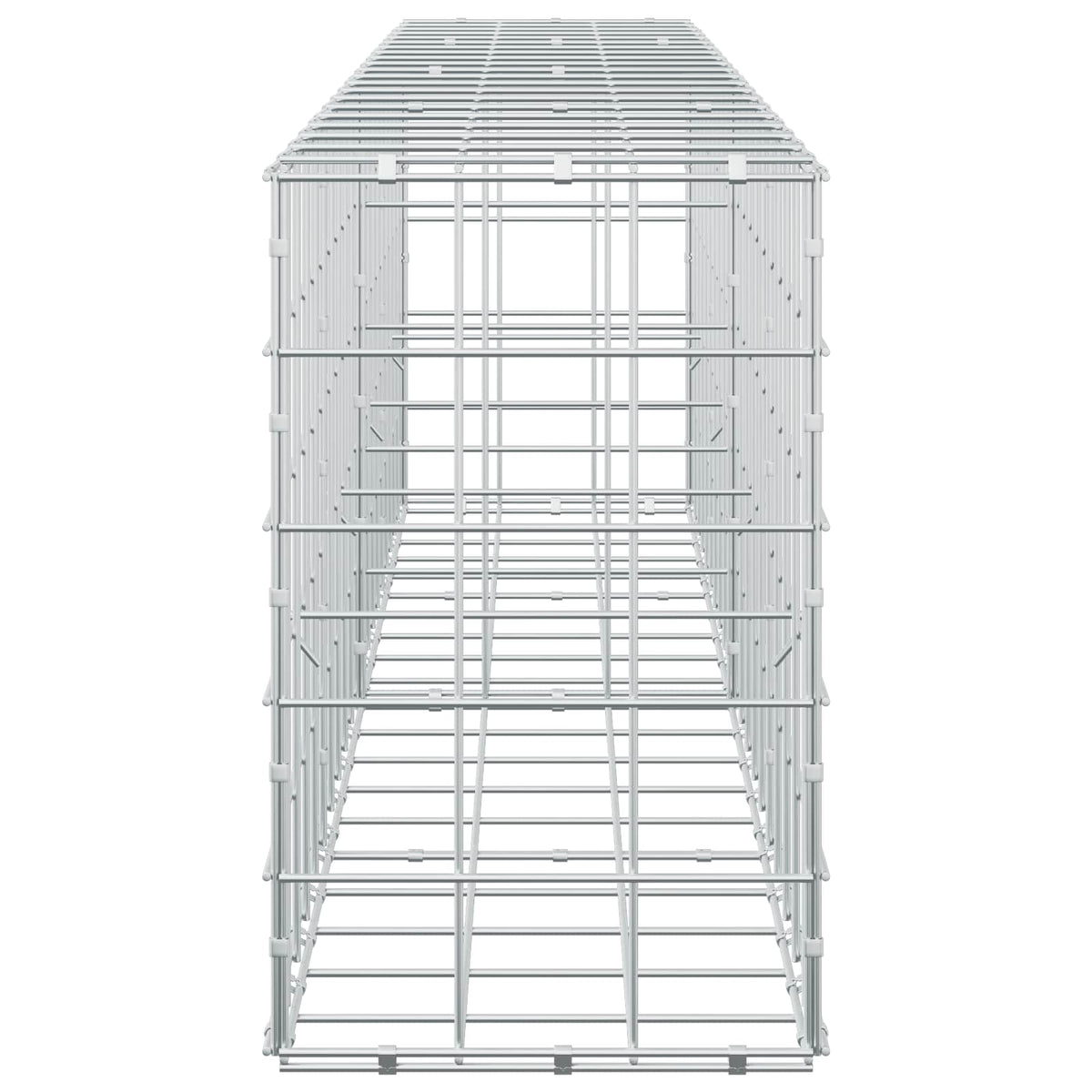 Γκαμπιόν με σύρμα 5 mm και πλέγμα 10x10 cm 200x30x50 εκ - Pakobazaar