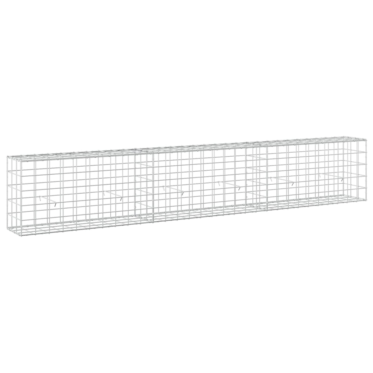 Γκαμπιόν με σύρμα 5 mm και πλέγμα 10x10 cm 300x30x50 εκ - Pakobazaar