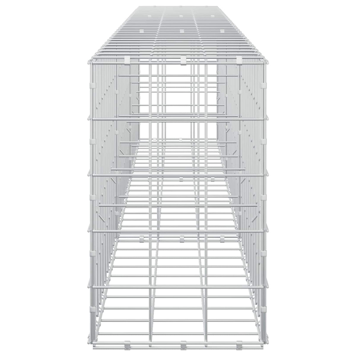 Γκαμπιόν με σύρμα 5 mm και πλέγμα 10x10 cm 300x30x50 εκ - Pakobazaar