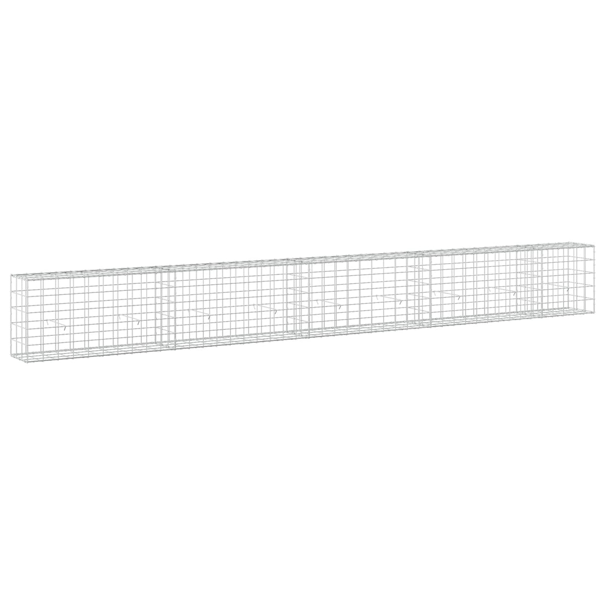 Γκαμπιόν με σύρμα 5 mm και πλέγμα 10x10 cm 450x30x50 εκ - Pakobazaar