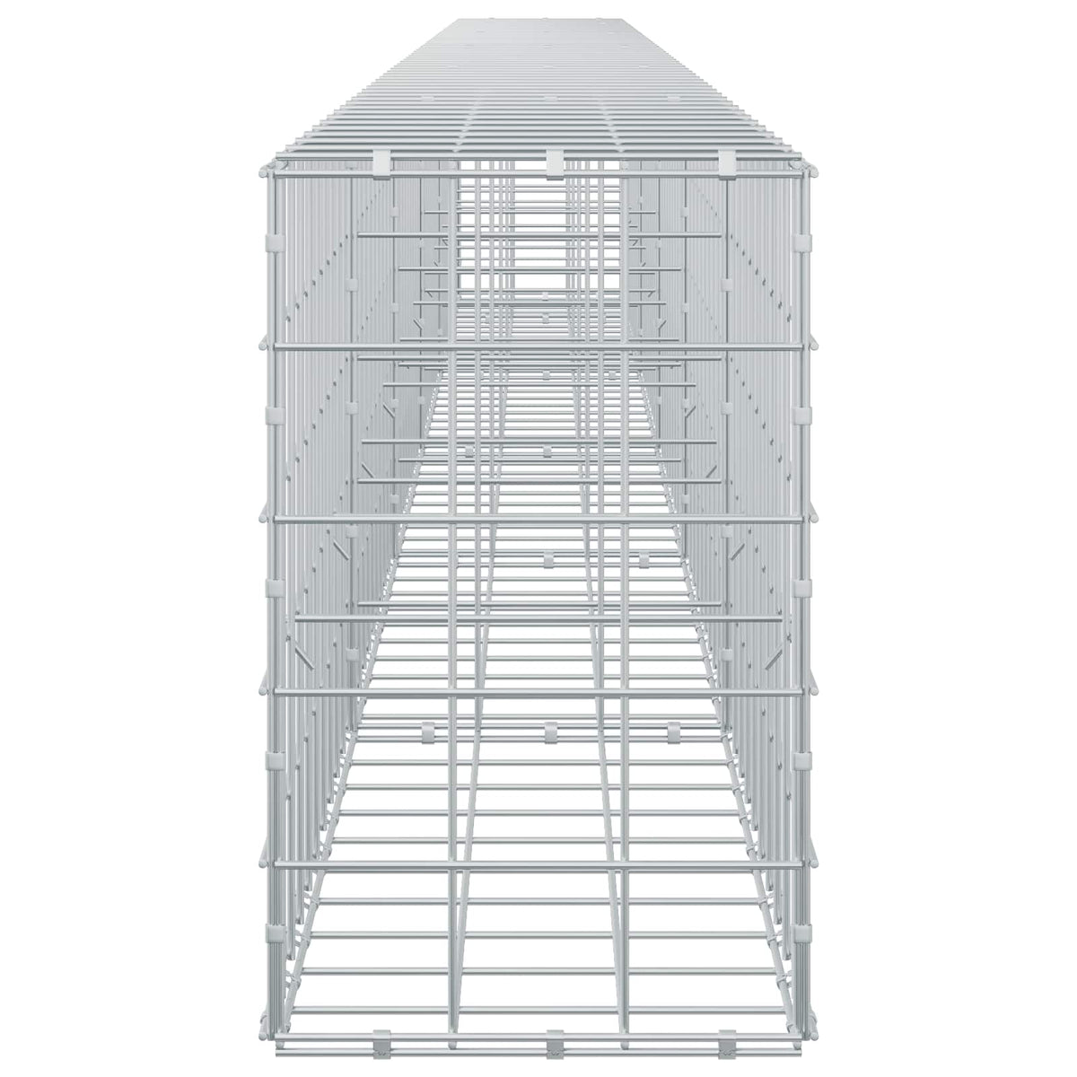Γκαμπιόν με σύρμα 5 mm και πλέγμα 10x10 cm 550x30x50 εκ - Pakobazaar