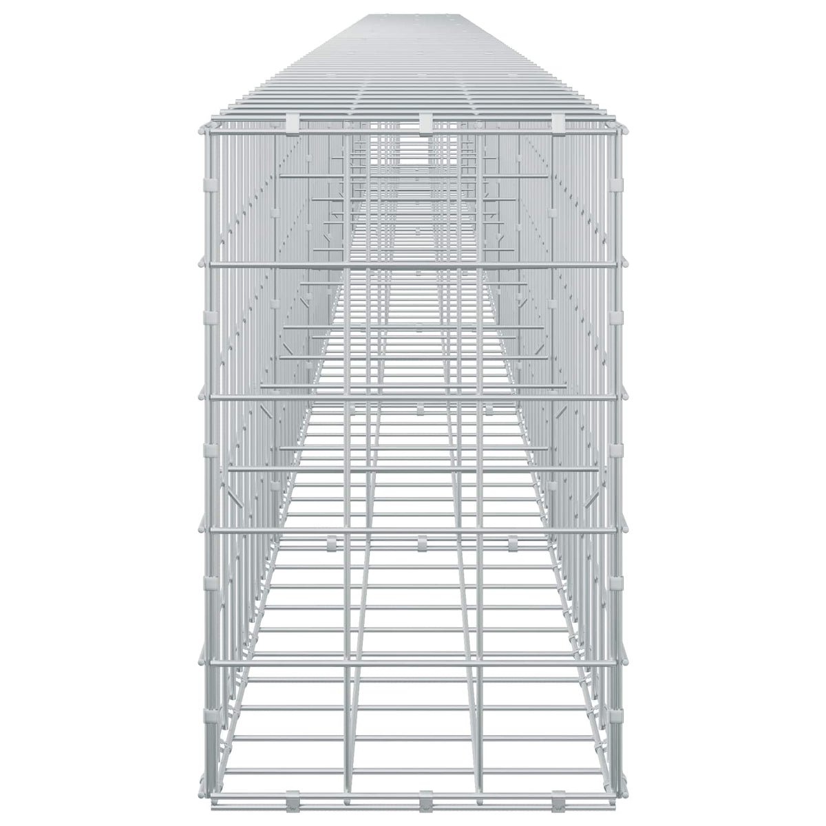 Γκαμπιόν με σύρμα 5 mm και πλέγμα 10x10 cm 750x30x50 εκ - Pakobazaar
