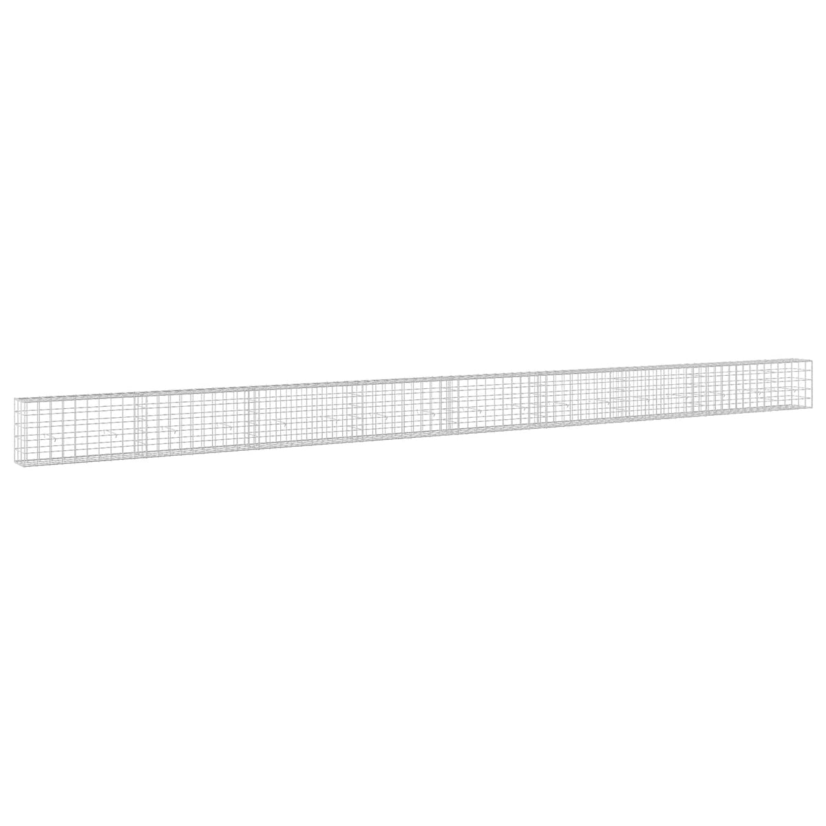 Γκαμπιόν με σύρμα 5 mm και πλέγμα 10x10 cm 850x30x50 εκ - Pakobazaar