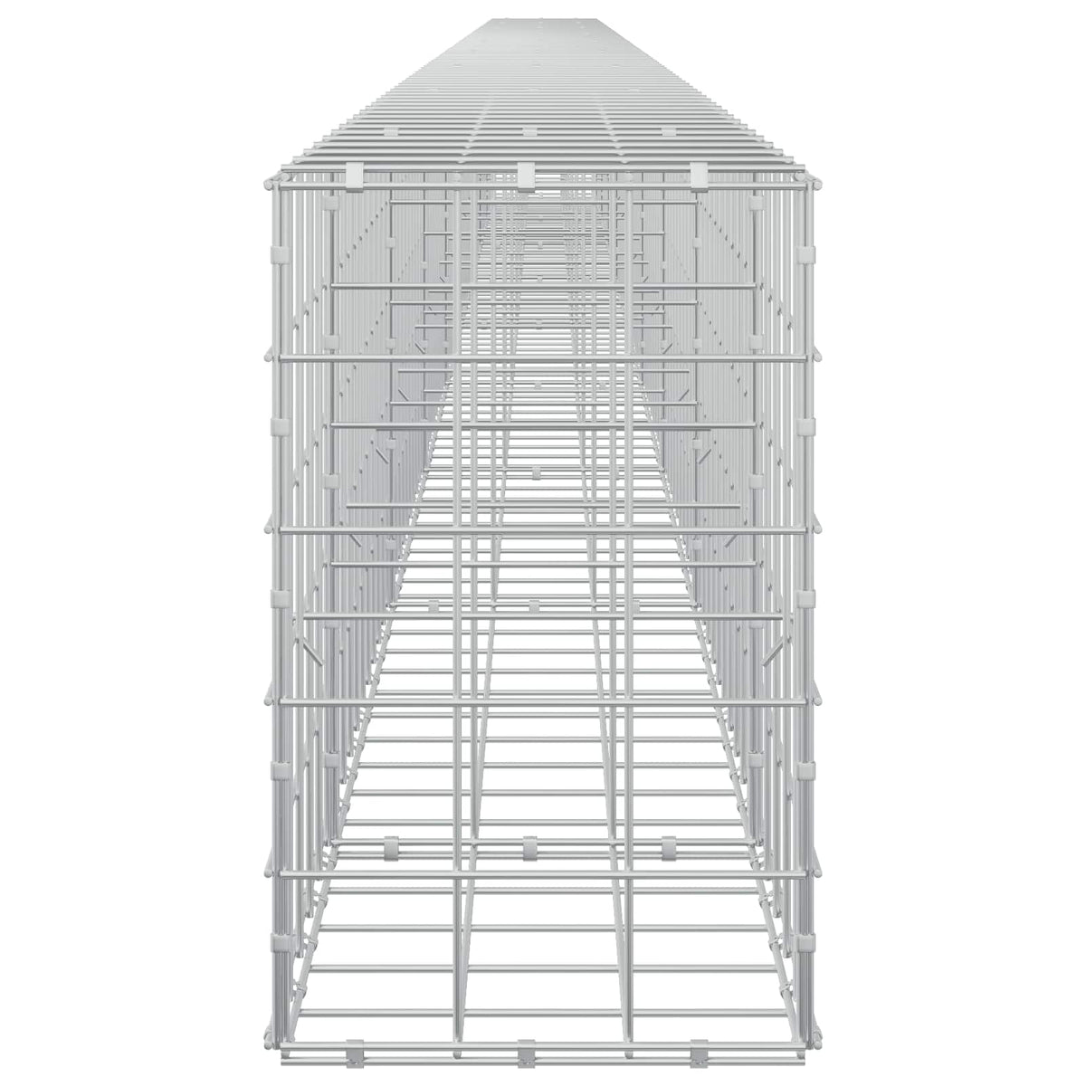 Γκαμπιόν με σύρμα 5 mm και πλέγμα 10x10 cm 850x30x50 εκ - Pakobazaar