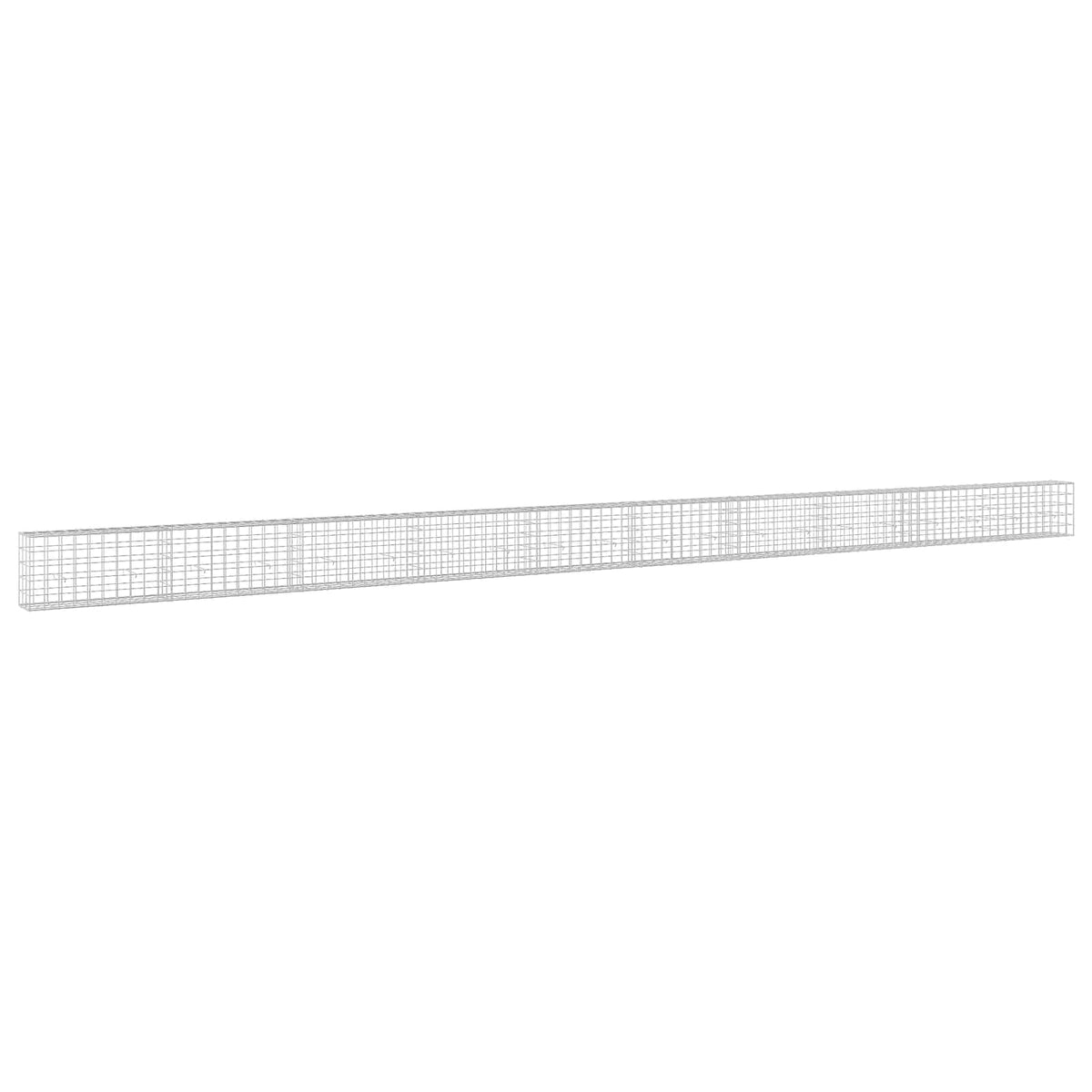 Γκαμπιόν με σύρμα 5 mm και πλέγμα 10x10 cm 1000x30x50 εκ - Pakobazaar