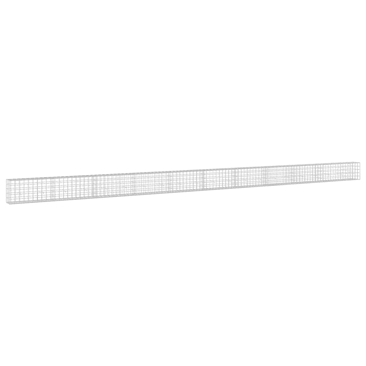 Γκαμπιόν με σύρμα 5 mm και πλέγμα 10x10 cm 1050x30x50 εκ - Pakobazaar
