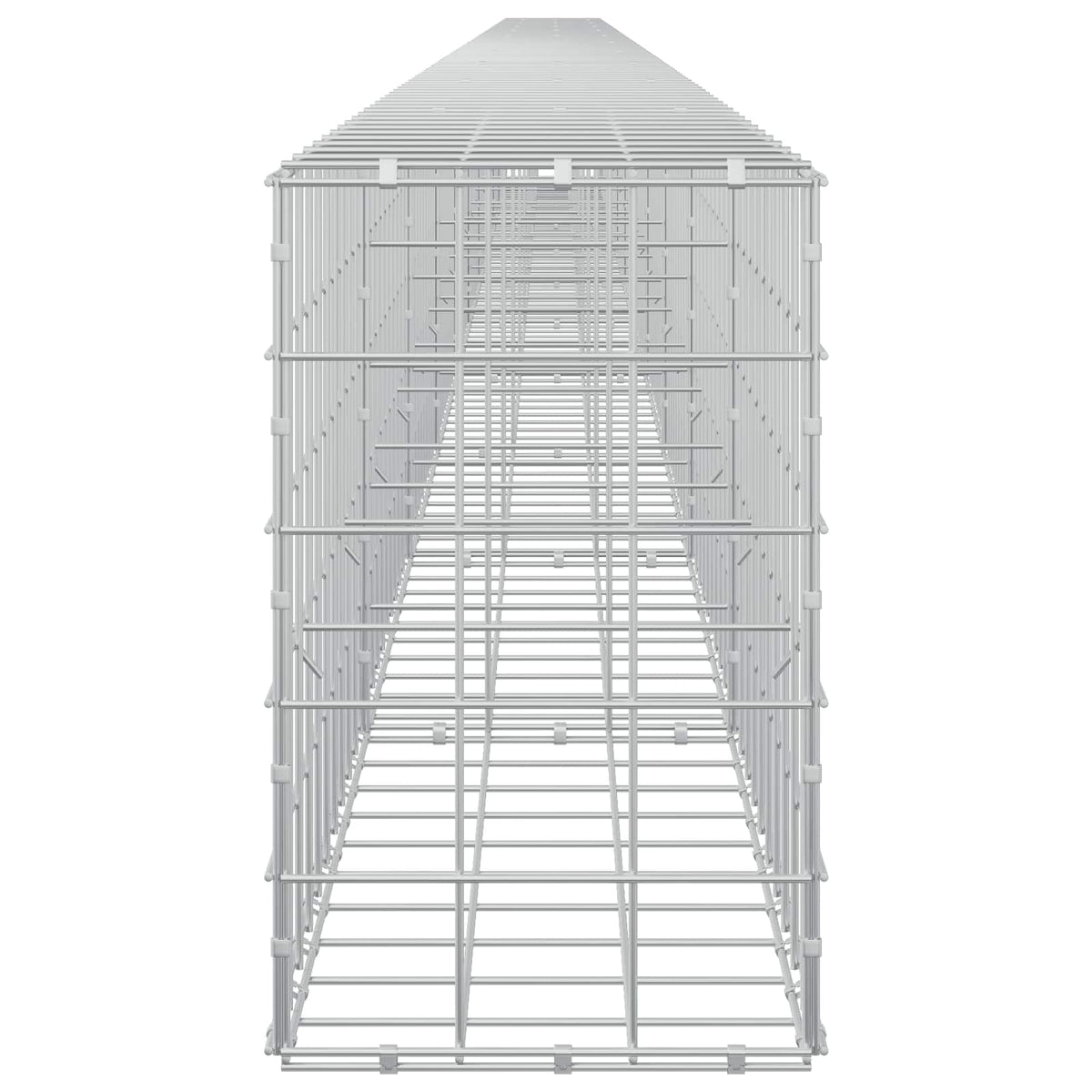 Γκαμπιόν με σύρμα 5 mm και πλέγμα 10x10 cm 1050x30x50 εκ - Pakobazaar