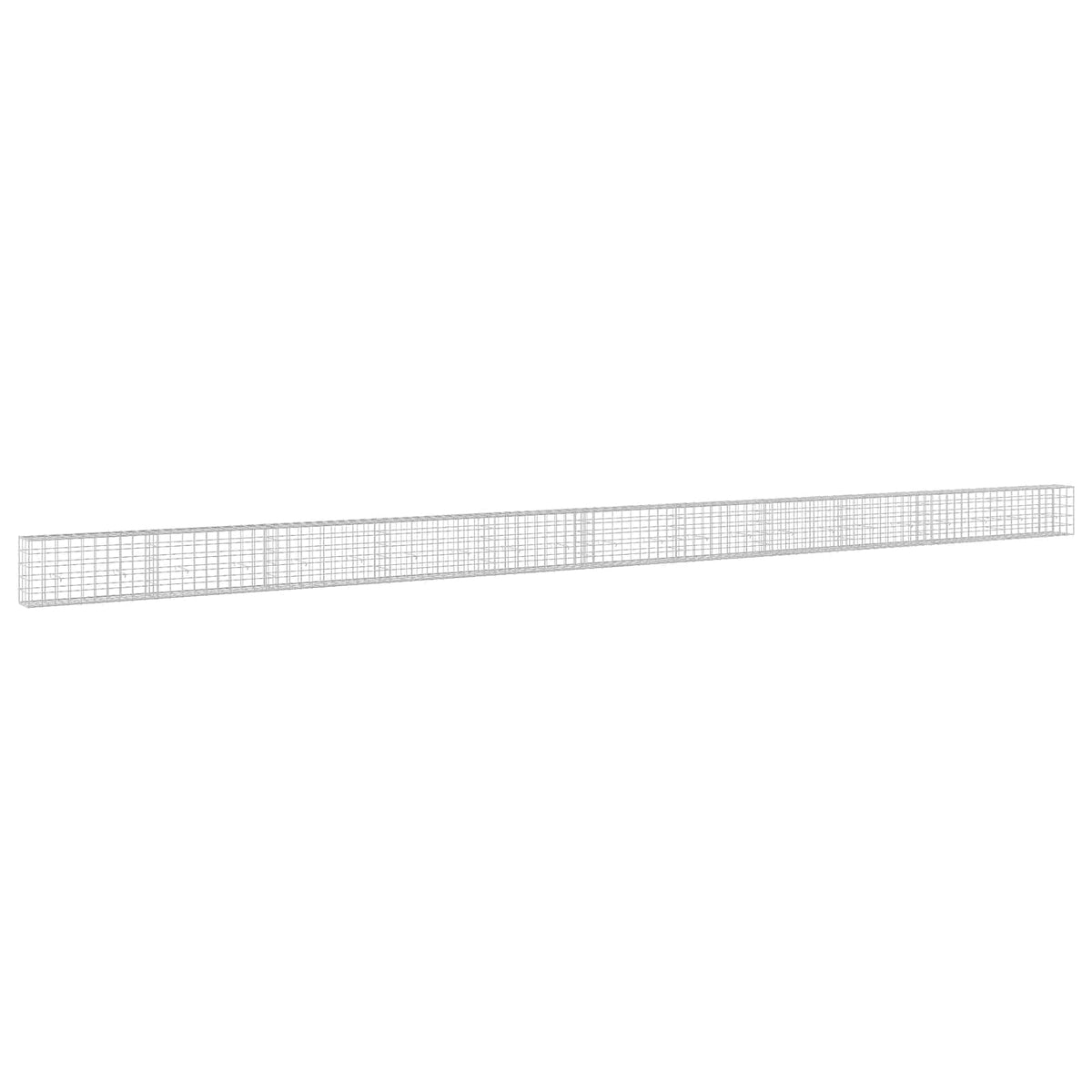 Γκαμπιόν με σύρμα 5 mm και πλέγμα 10x10 cm 1100x30x50 εκ - Pakobazaar