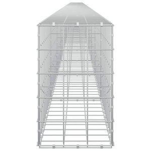 Γκαμπιόν με σύρμα 5 mm και πλέγμα 10x10 cm 1100x30x50 εκ - Pakobazaar