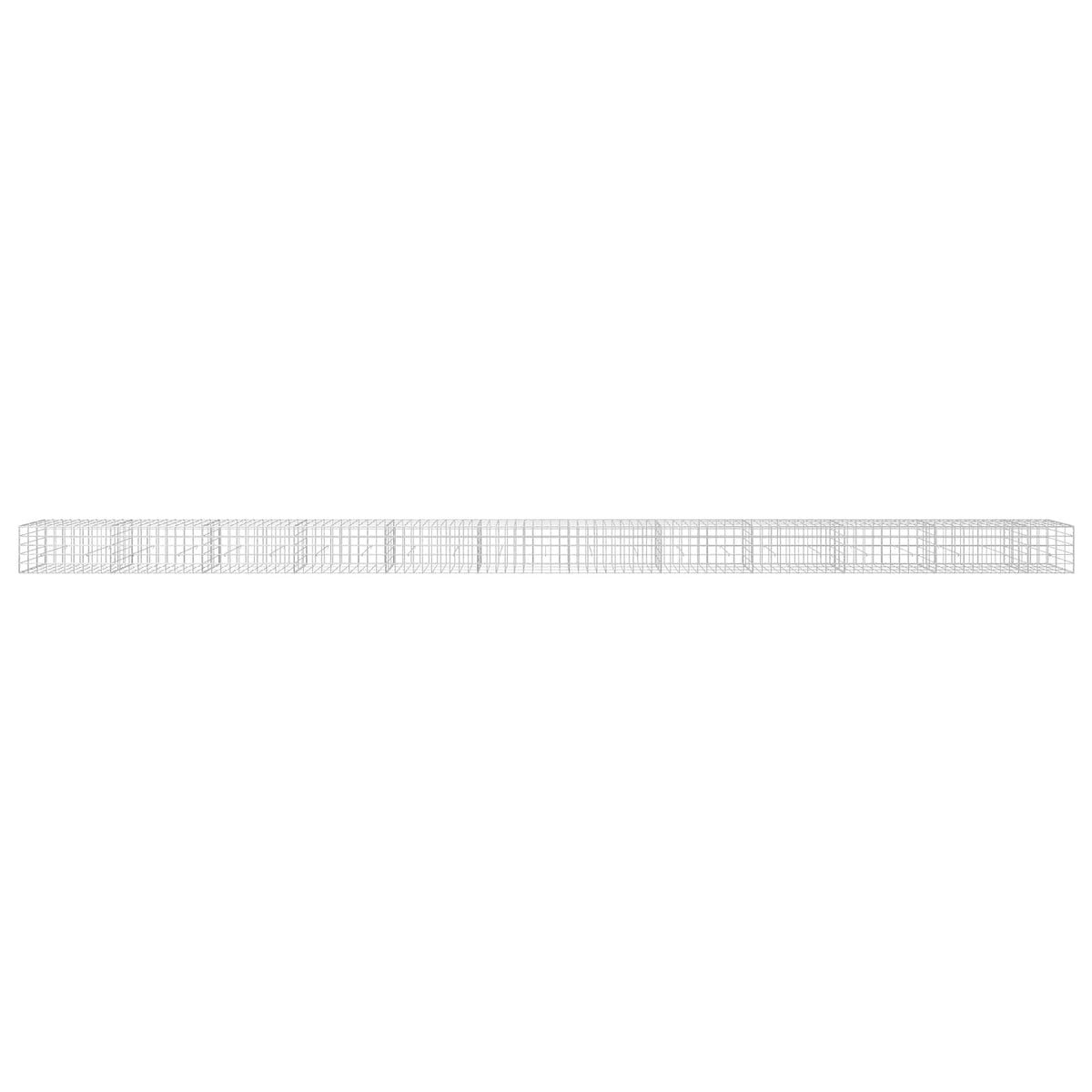 Γκαμπιόν με σύρμα 5 mm και πλέγμα 10x10 cm 1150x30x50 εκ.