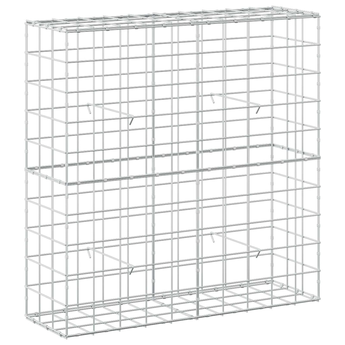 Γκαμπιόν με σύρμα 5 mm και πλέγμα 10x10 cm 100x30x100 εκ
