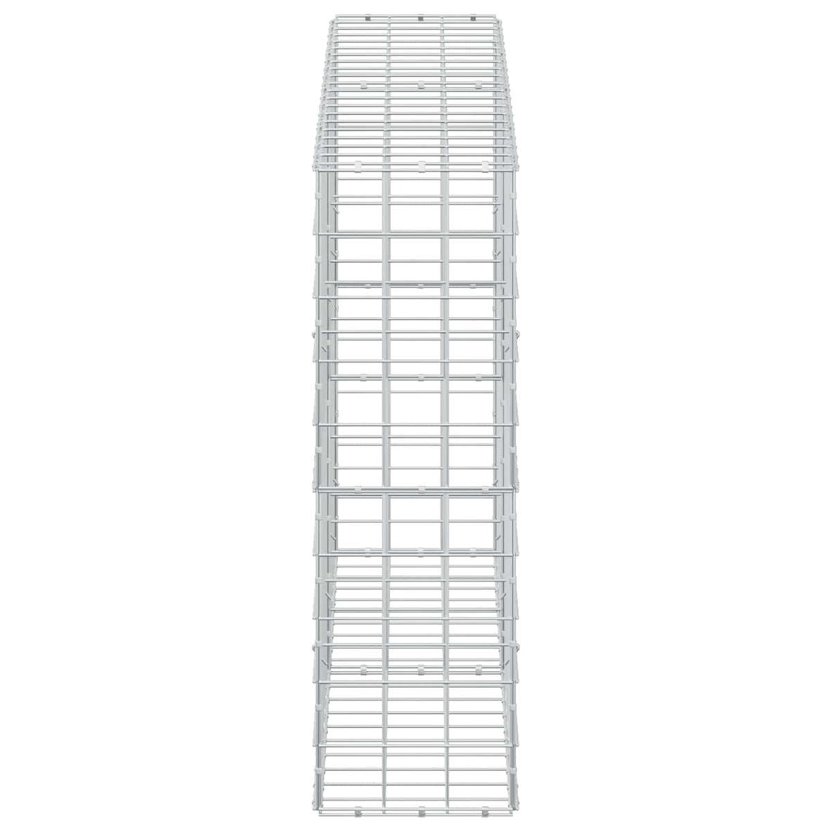 Γκαμπιόν με σύρμα 5 mm και πλέγμα 10x10 cm 200x30x100 εκ