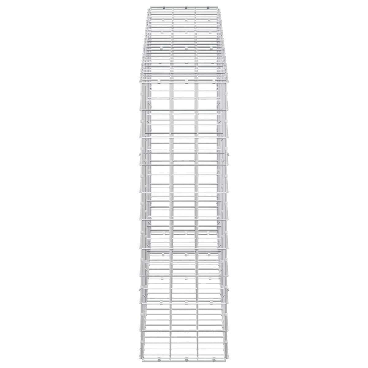 Γκαμπιόν με σύρμα 5 mm και πλέγμα 10x10 cm 250x30x100 εκ - Pakobazaar