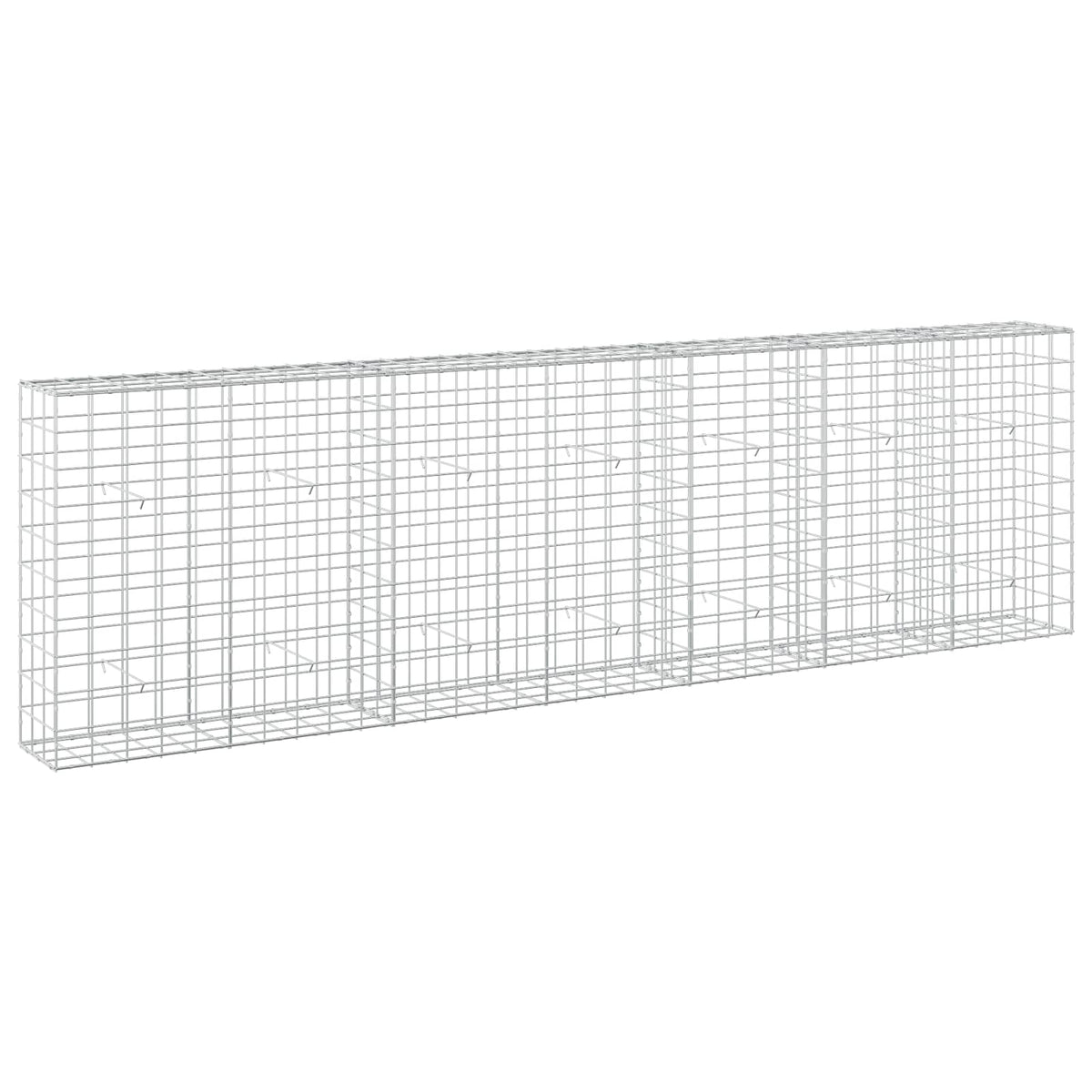 Γκαμπιόν με σύρμα 5 mm και πλέγμα 10x10 cm 350x30x100 εκ - Pakobazaar