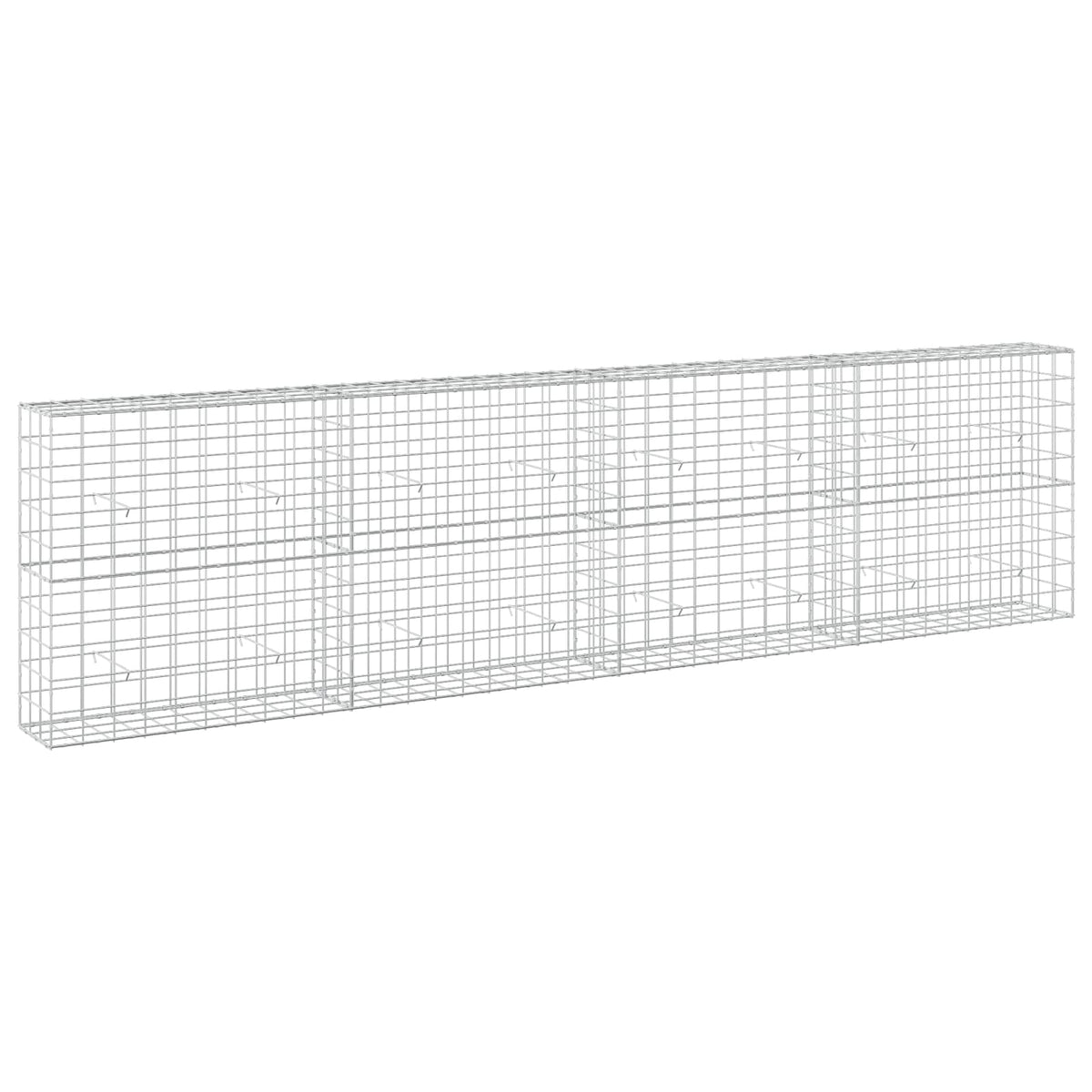 Γκαμπιόν με σύρμα 5 mm και πλέγμα 10x10 cm 400x30x100 εκ - Pakobazaar