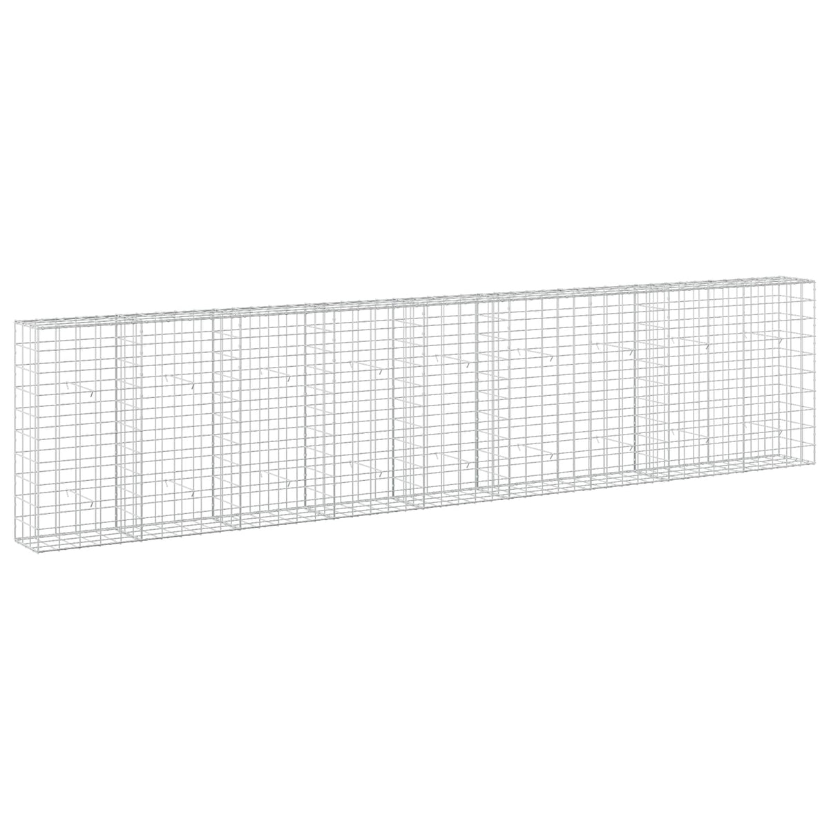 Γκαμπιόν με σύρμα 5 mm και πλέγμα 10x10 cm 450x30x100 εκ - Pakobazaar