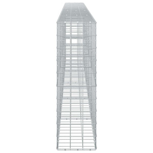 Γκαμπιόν με σύρμα 5 mm και πλέγμα 10x10 cm 500x30x100 εκ - Pakobazaar