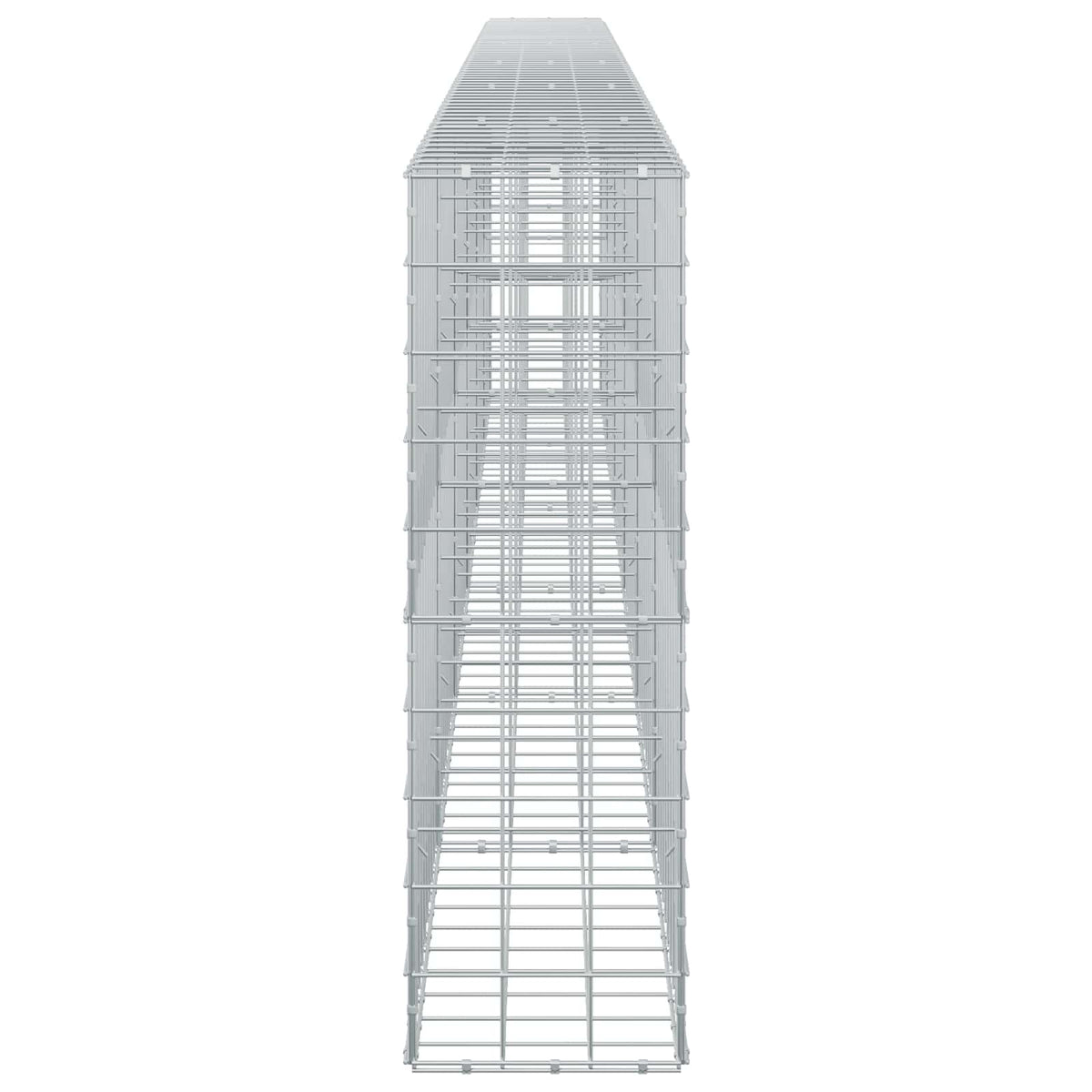 Γκαμπιόν με σύρμα 5 mm και πλέγμα 10x10 cm 600x30x100 εκ - Pakobazaar