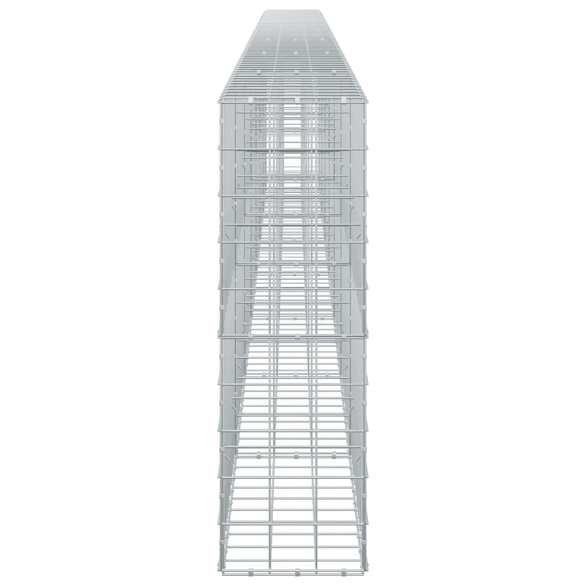 Γκαμπιόν με σύρμα 5 mm και πλέγμα 10x10 cm 700x30x100 εκ - Pakobazaar