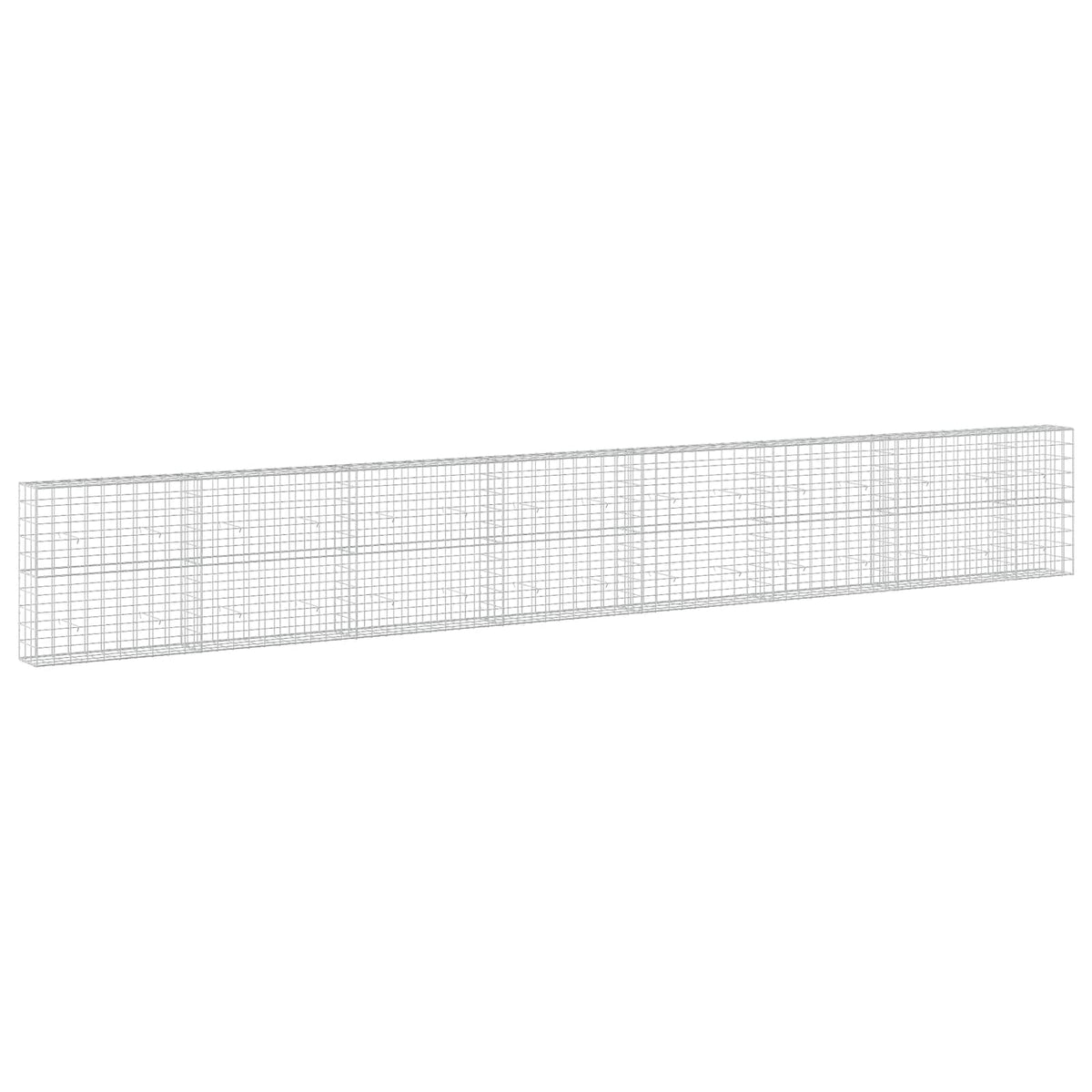 Γκαμπιόν με σύρμα 5 mm και πλέγμα 10x10 cm 750x30x100 εκ