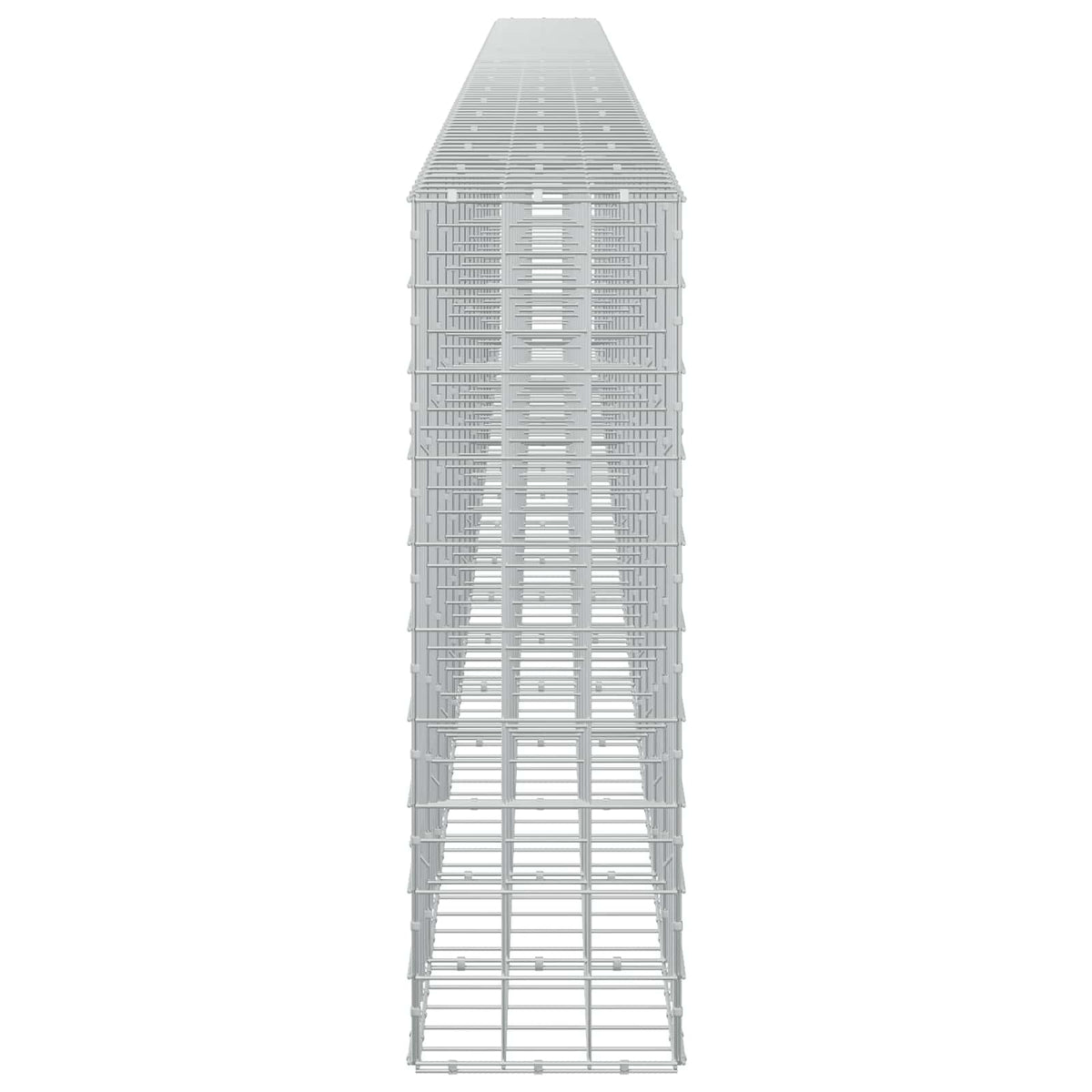 Γκαμπιόν με σύρμα 5 mm και πλέγμα 10x10 cm 850x30x100 εκ
