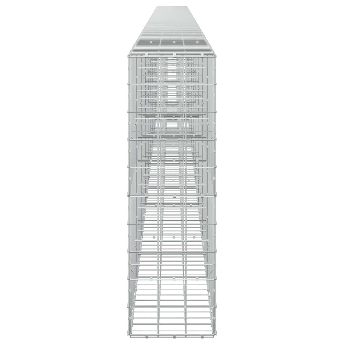 Γκαμπιόν με σύρμα 5 mm και πλέγμα 10x10 cm 1000x30x100 εκ - Pakobazaar