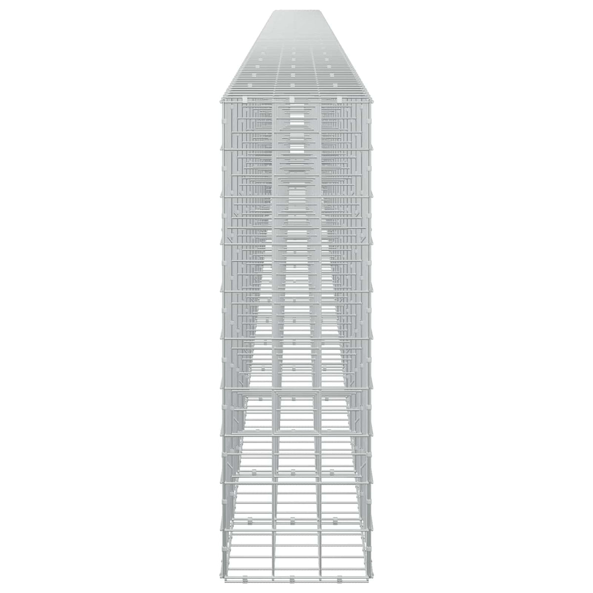 Γκαμπιόν με σύρμα 5 mm και πλέγμα 10x10 cm 1050x30x100 εκ - Pakobazaar