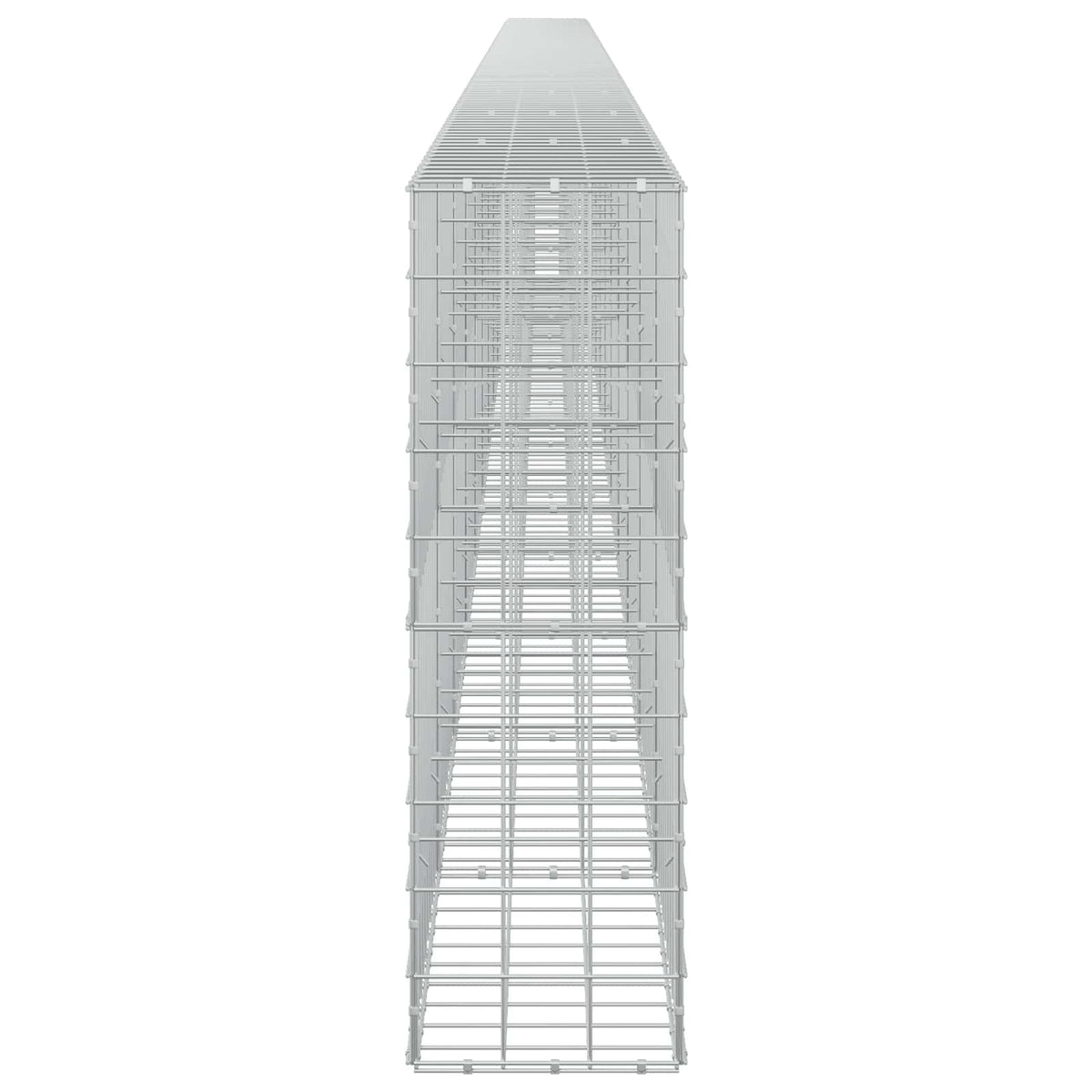 Γκαμπιόν με σύρμα 5 mm και πλέγμα 10x10 cm 1150x30x100 εκ - Pakobazaar