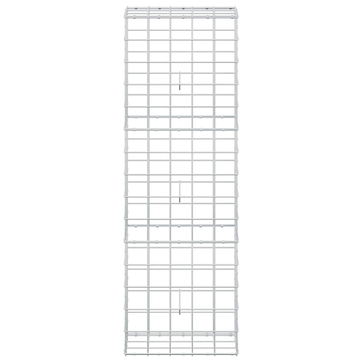 Γκαμπιόν με σύρμα 5 mm και πλέγμα 10x10 cm 50x30x150 εκ - Pakobazaar