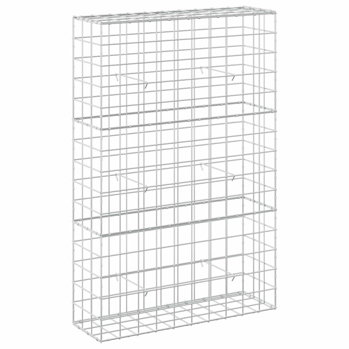 Γκαμπιόν με σύρμα 5 mm και πλέγμα 10x10 cm 100x30x150 εκ - Pakobazaar