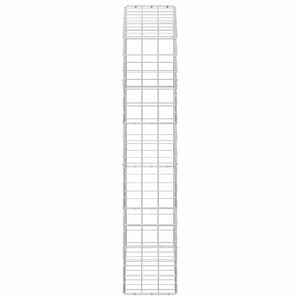 Γκαμπιόν με σύρμα 5 mm και πλέγμα 10x10 cm 100x30x150 εκ - Pakobazaar