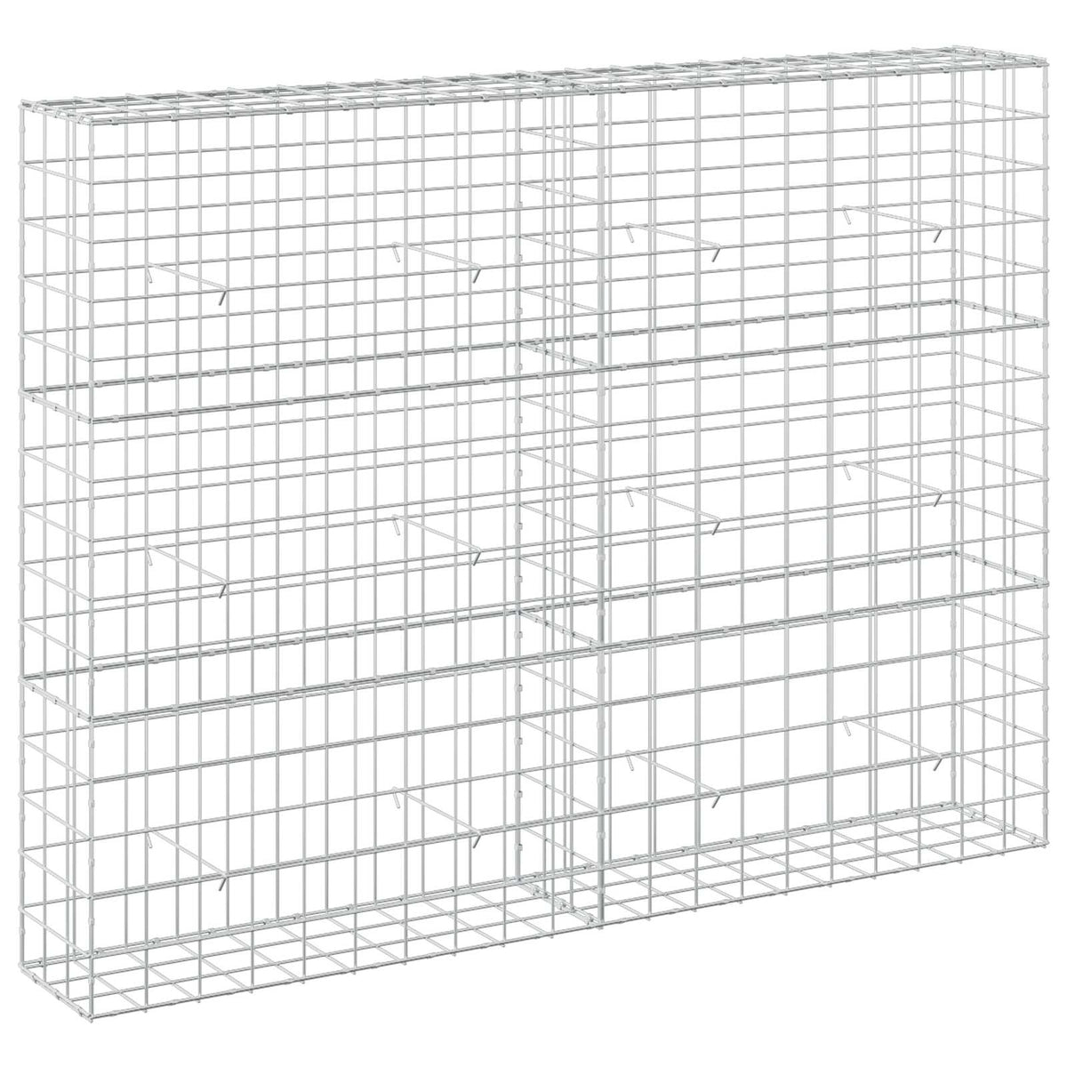 Γκαμπιόν με σύρμα 5 mm και πλέγμα 10x10 cm 200x30x150 εκ - Pakobazaar