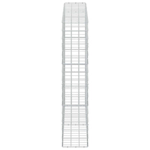 Γκαμπιόν με σύρμα 5 mm και πλέγμα 10x10 cm 200x30x150 εκ - Pakobazaar