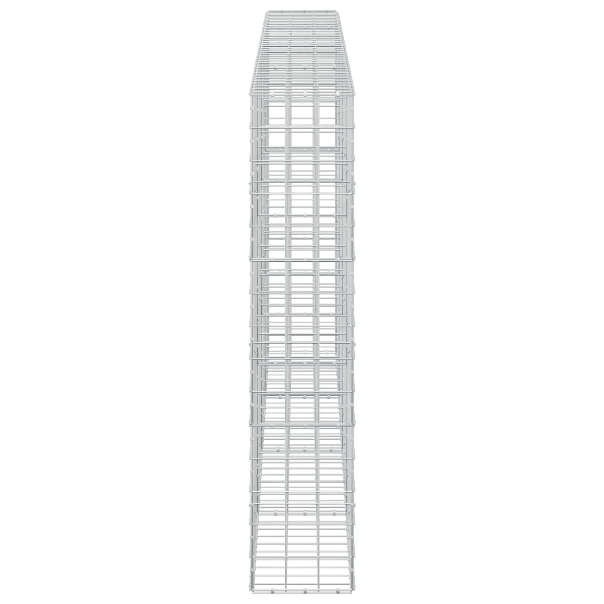Γκαμπιόν με σύρμα 5 mm και πλέγμα 10x10 cm 400x30x150 εκ