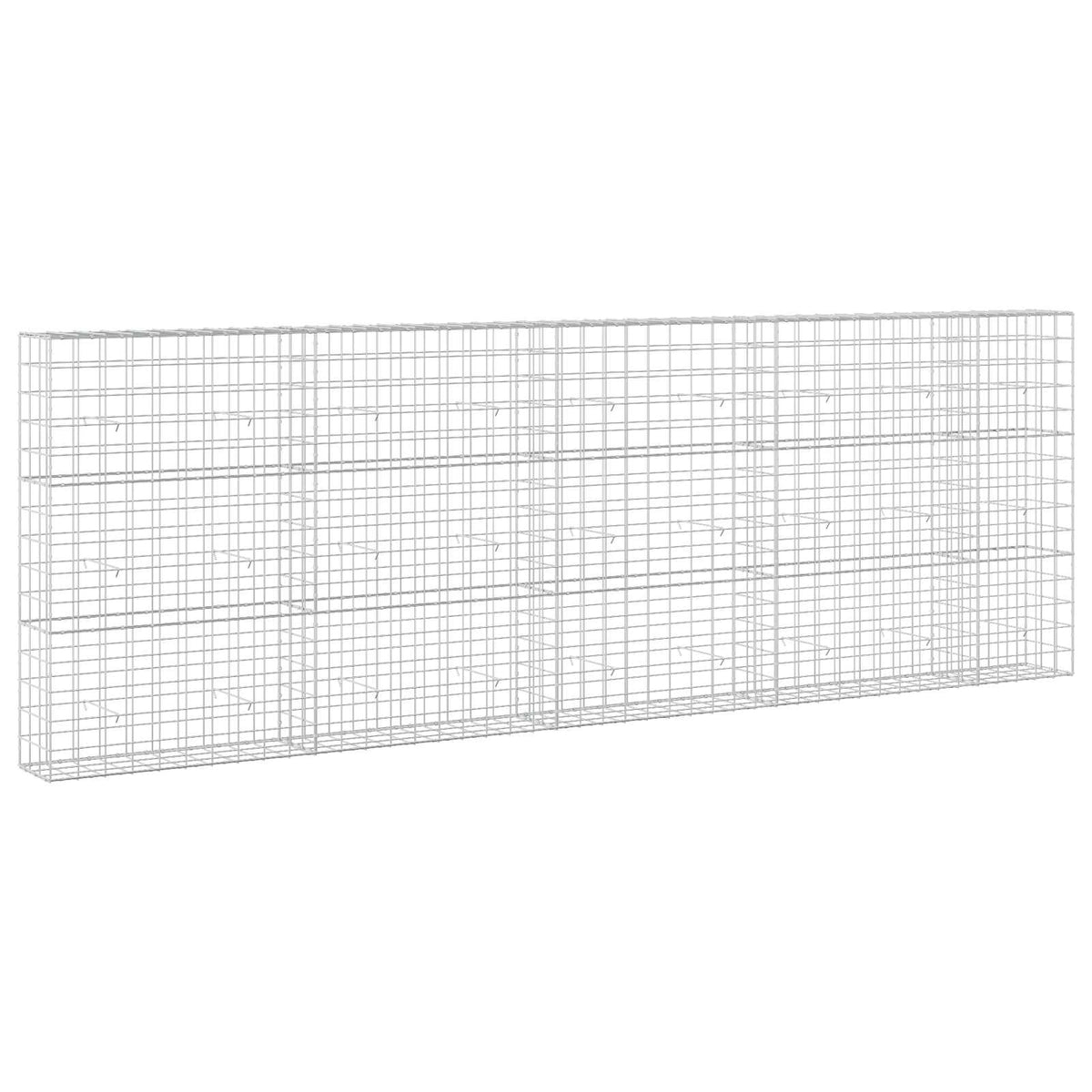 Γκαμπιόν με σύρμα 5 mm και πλέγμα 10x10 cm 450x30x150 εκ - Pakobazaar