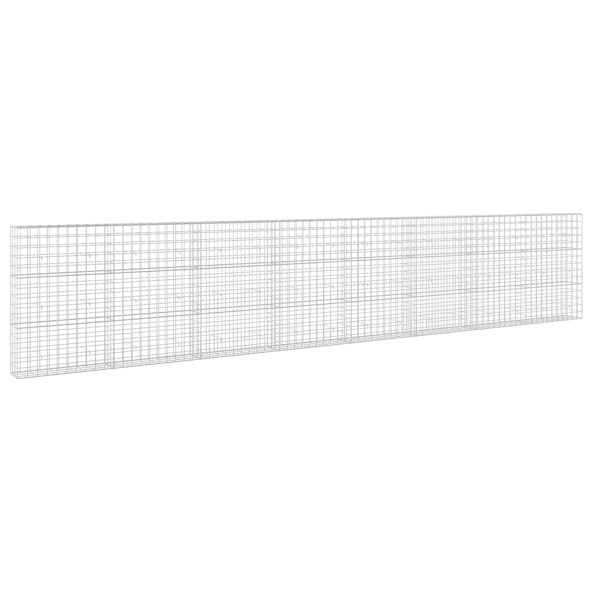 Γκαμπιόν με σύρμα 5 mm και πλέγμα 10x10 cm 800x30x150 εκ - Pakobazaar