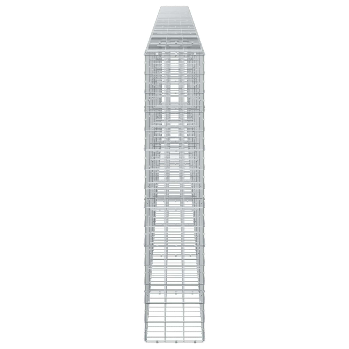 Γκαμπιόν με σύρμα 5 mm και πλέγμα 10x10 cm 800x30x150 εκ - Pakobazaar