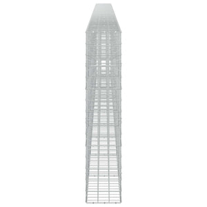 Γκαμπιόν με σύρμα 5 mm και πλέγμα 10x10 cm 1000x30x150 εκ. - Pakobazaar