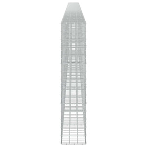 Γκαμπιόν με σύρμα 5 mm και πλέγμα 10x10 cm 1050x30x150 εκ. - Pakobazaar