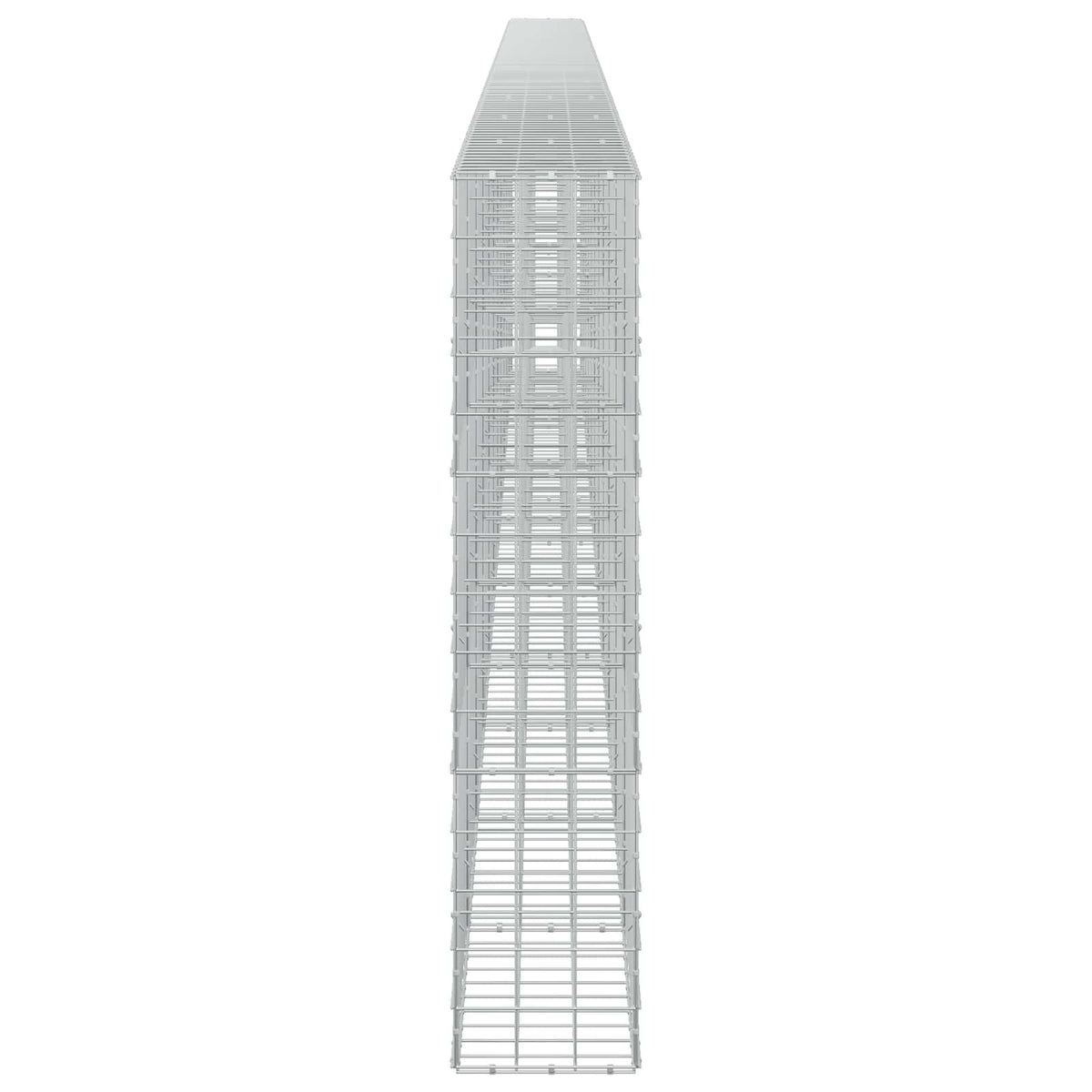 Γκαμπιόν με σύρμα 5 mm και πλέγμα 10x10 cm 1100x30x150 εκ - Pakobazaar