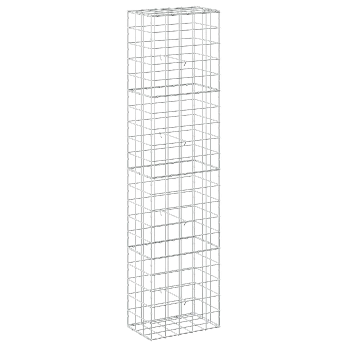 Γκαμπιόν με σύρμα 5 mm και πλέγμα 10x10 cm 50x30x200 εκ - Pakobazaar